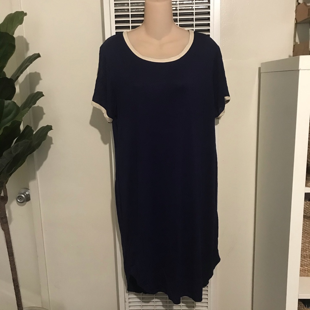 Blue comfortable dress